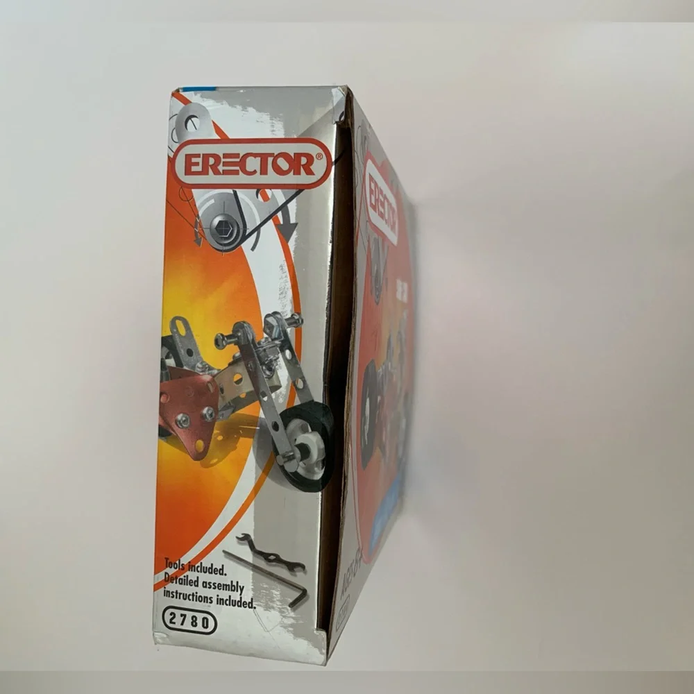 ERECTOR Set / Design Side Car / 1 Model / 91 Parts / #84 2780 / Kit Ages 8+